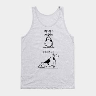 Inhale Exhale Cow Tank Top